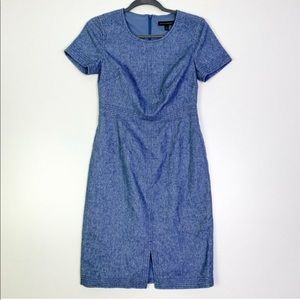 Banana Republic Womens Short Sleeve Midi Dress